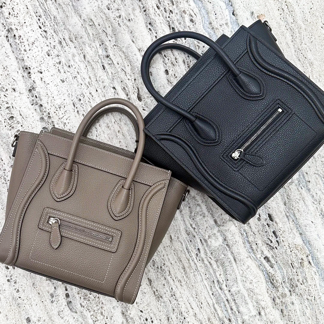 Luxurys Designers Bags LUGGAGE Smile Genuine Leather high quality handbag sling pochette weekend classic fashion Clutch bag famous Cross Body Sho