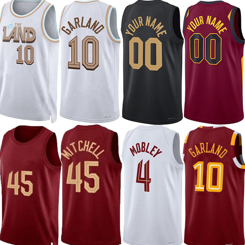 

Custom Donovan Mitchell Darius Garland Basketball Jerseys Evan Mobley Jarrett Allen Clevelands Cavalier Ricky Rubio Caris LeVert Kevin Love Okoro City Jersey, Colour 7