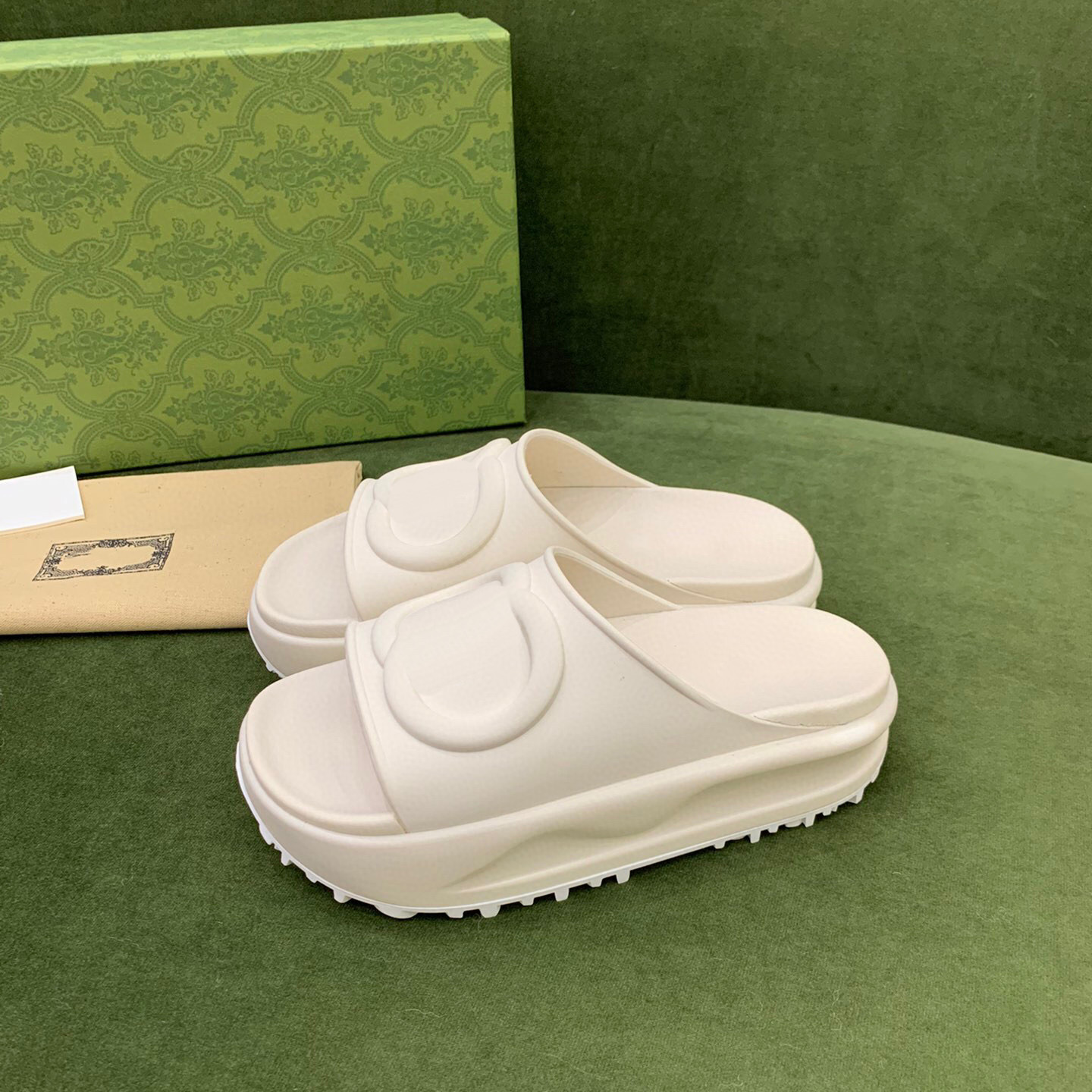 

Sandals Fashion Macaron Slippers Women Summer Beach Stripes Casual Flip Flops High Slippers Famous Brand Slippers Sandals3, #24