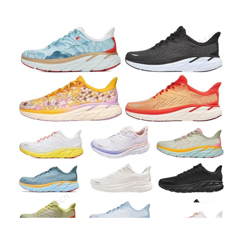 

WITH BOX designer Dress Shoes Women Men Hoka One Clifton 8 Running Shoe Local Boots Online Store Training Sneakers Drop Accepted Lifestyle Shock Absor Dhrbj, #06 size:36-45