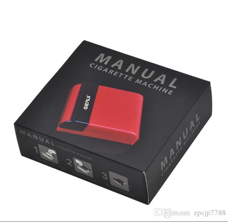 

Chinese Red environmental plastic manual 70mm cigarette box