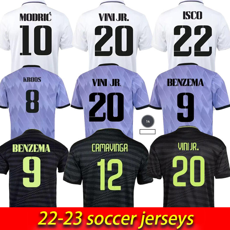 

22 23 men Soccer Jerseys 3rd BENZEMA reAL mADRIds 2022 2023 finals champions 14 kit RODRGO camiseta 2023 VINI JR CAMAVINGA TCHOUAMENI football shirt jersey