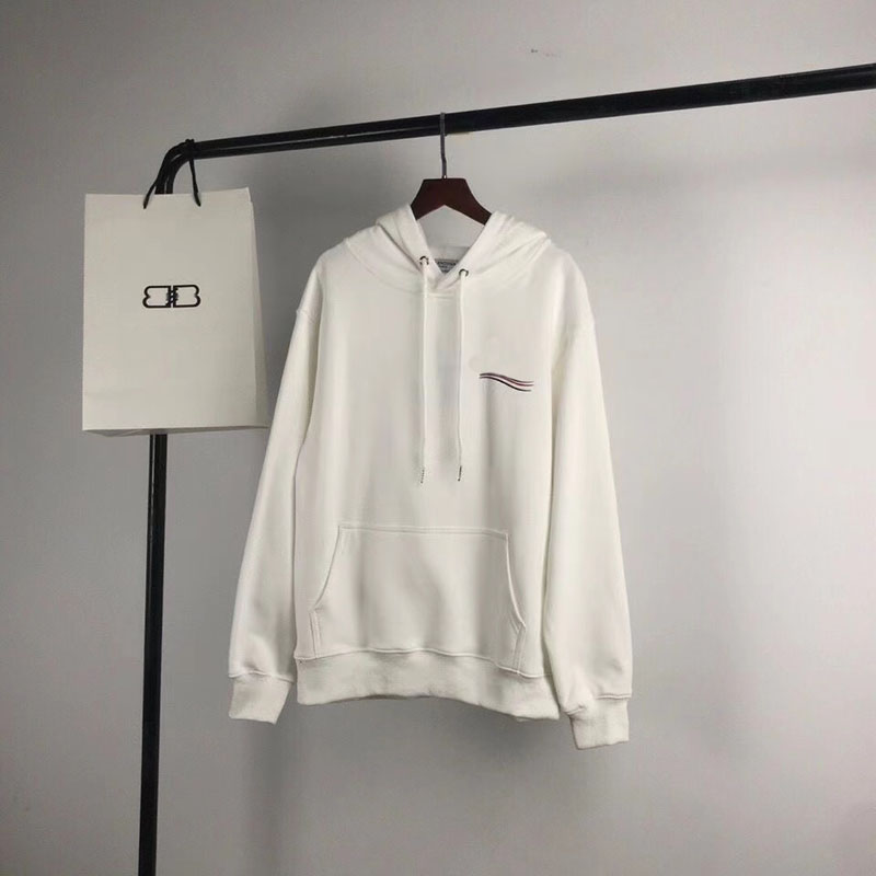 

Hoodie Basic Hoodie Brand Men' Hoodie Coat Designer Sweatshirt Cotton Non-pulling Loose Style, White