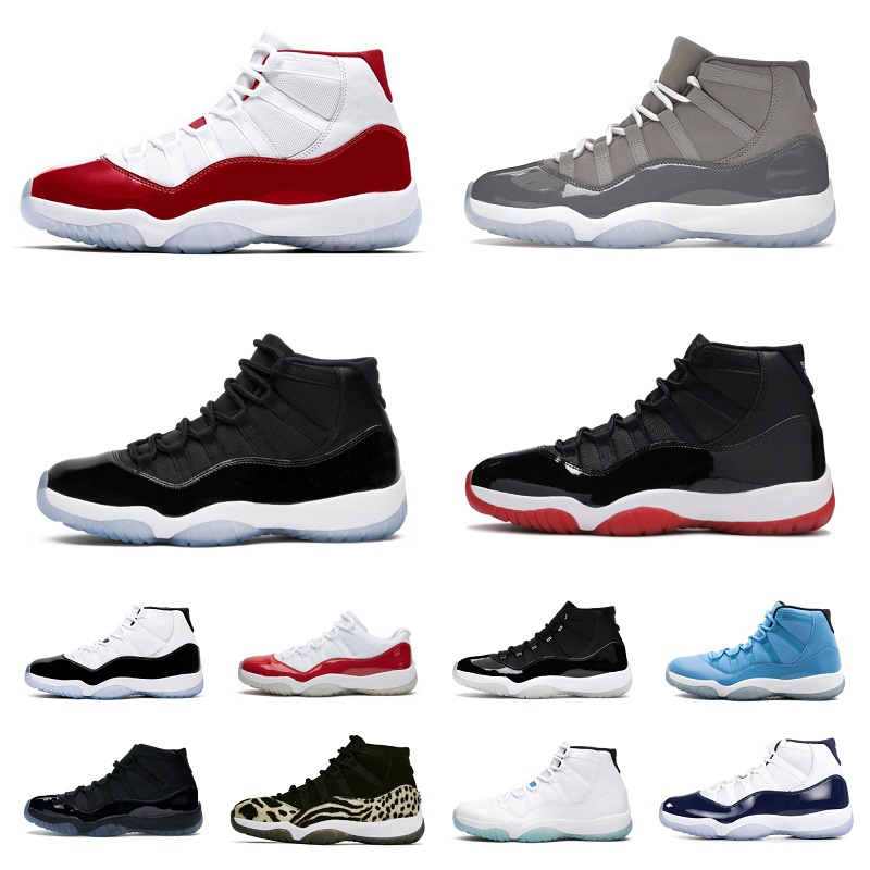 

Jumpman 11 Retro High Mens basketball shoes women 11s Cherry Midnight Navy Cool Grey Concord Bred win like Platinum Tint Bright UNC Pure Violet Men Sneakers 2.5, W033