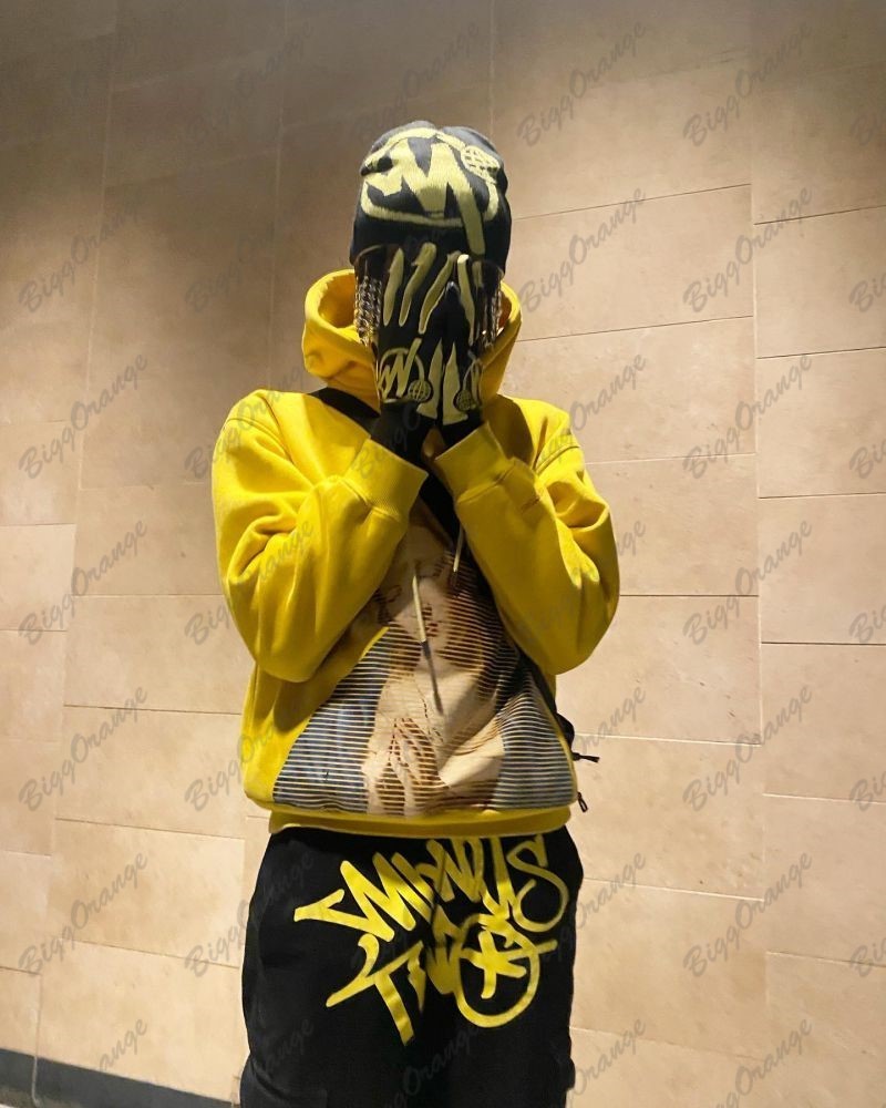 

Men' Pants Pantalones Y2k Hombre pocket cargo hip hop loose drawstring wide leg long trousers cargo pants women 230211