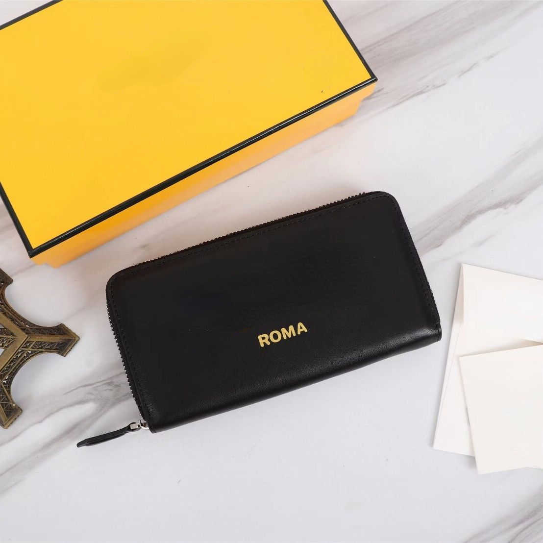 

Brand Designer Change Purse Card pack Handbag Zipper Wallet Leather Multi Clip Small Monster Fashion Handbag Long for Men and Women Factory Direct Sale, Gift box packing