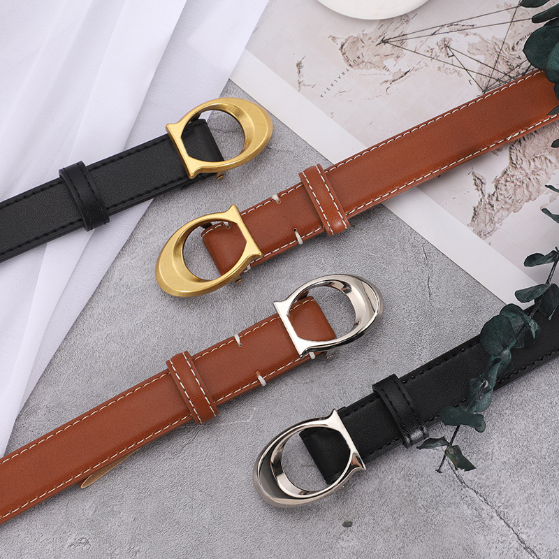 

Designer Genuine Leather Belts For Women Mens Cowskin Belt Luxurys Gold Silver Belt Fashion Waistband Cintura Ceinture Ladies Belt 2302111D, Width:2.5cm
