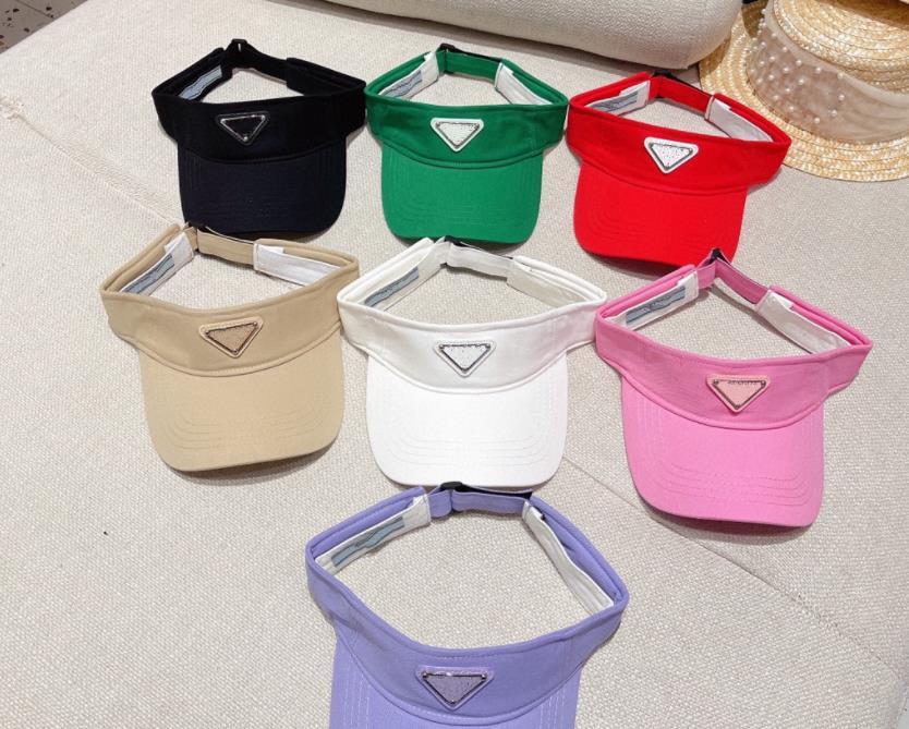 

Designer Cotton Empty Top Cap Casual Summer Visors for Women and Men Fashion mens Sun Hat Sports womens Golf Tennis Outdoor Beach Snapback Baseball Hats Sport Caps, Black