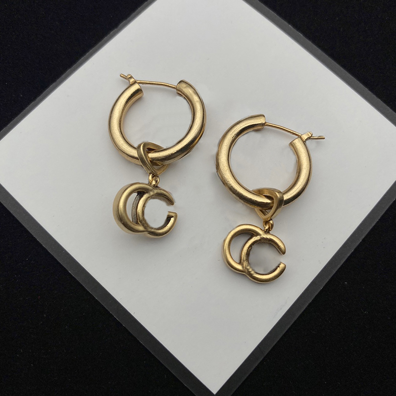 

Designer Gold Earrings Stud For Womens Jewelry Fashion Ear Studs g Hoop Earring Woman Designers Earrings Pendants Wedding 2302114D