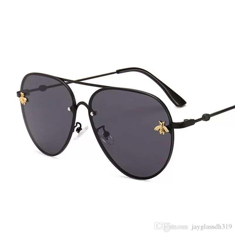 

2023 Brand design Sunglasses women men designer Good Quality Fashion metal Oversized sun glasses vintage female male UV400 no box