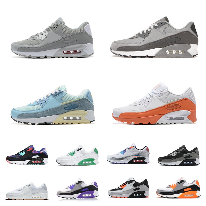 

Mens 90 Running Sports Shoes Classic Air90 Triple White Black Red Wolf Grey Polka Dot Infrared Airs Total Orange Laser Blue Hyper Grape Royal Mens Women Sneakers, Shoe lace