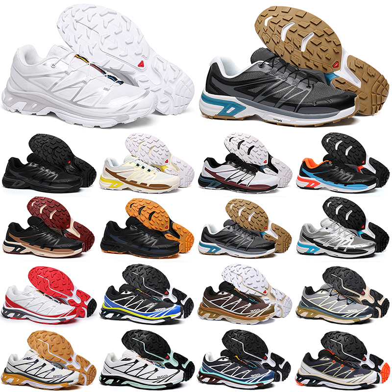 

Advanced XT6 running shoes mens White Blue Triple Black Mesh WINGS 2 white blue red yellow green Speed Cross speedcross men women trainers, 40-47 dark gray