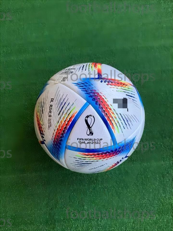

Soccer Balls Wholesale 2022 Qatar World Authentic Size 5 Match Football Veneer Material