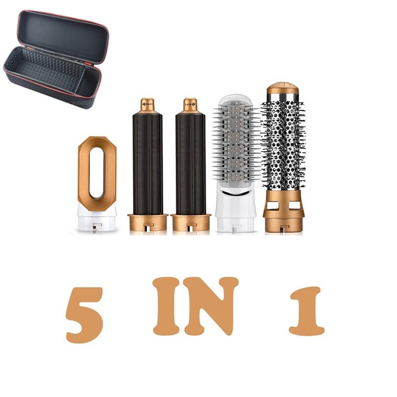 

Hair Dryer Trap Blowing Machine Electric 5 In 1 Blow Dryer Air Blower Comb Wrap Negative Straightener Brush Detachable Wand Brush Hairdrier