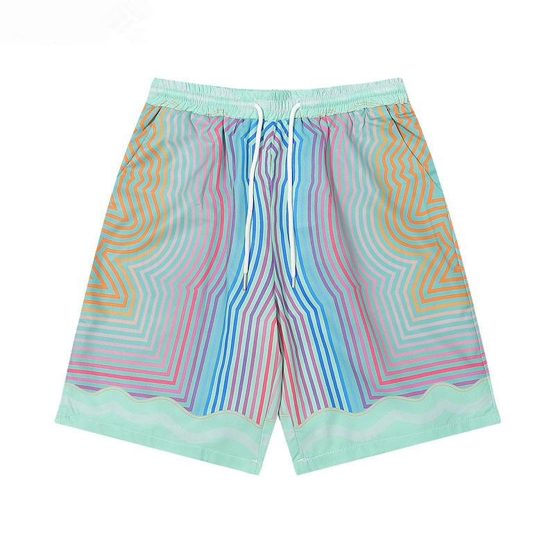 

Designer Casablanc-s Superior Mens T-Shirts Quality Masao San Print Varsity Shirt Womens Loose Silk Shirt Short Sleeves Luxury T-shirt Tees Loose size 2XL/3XL E2EU