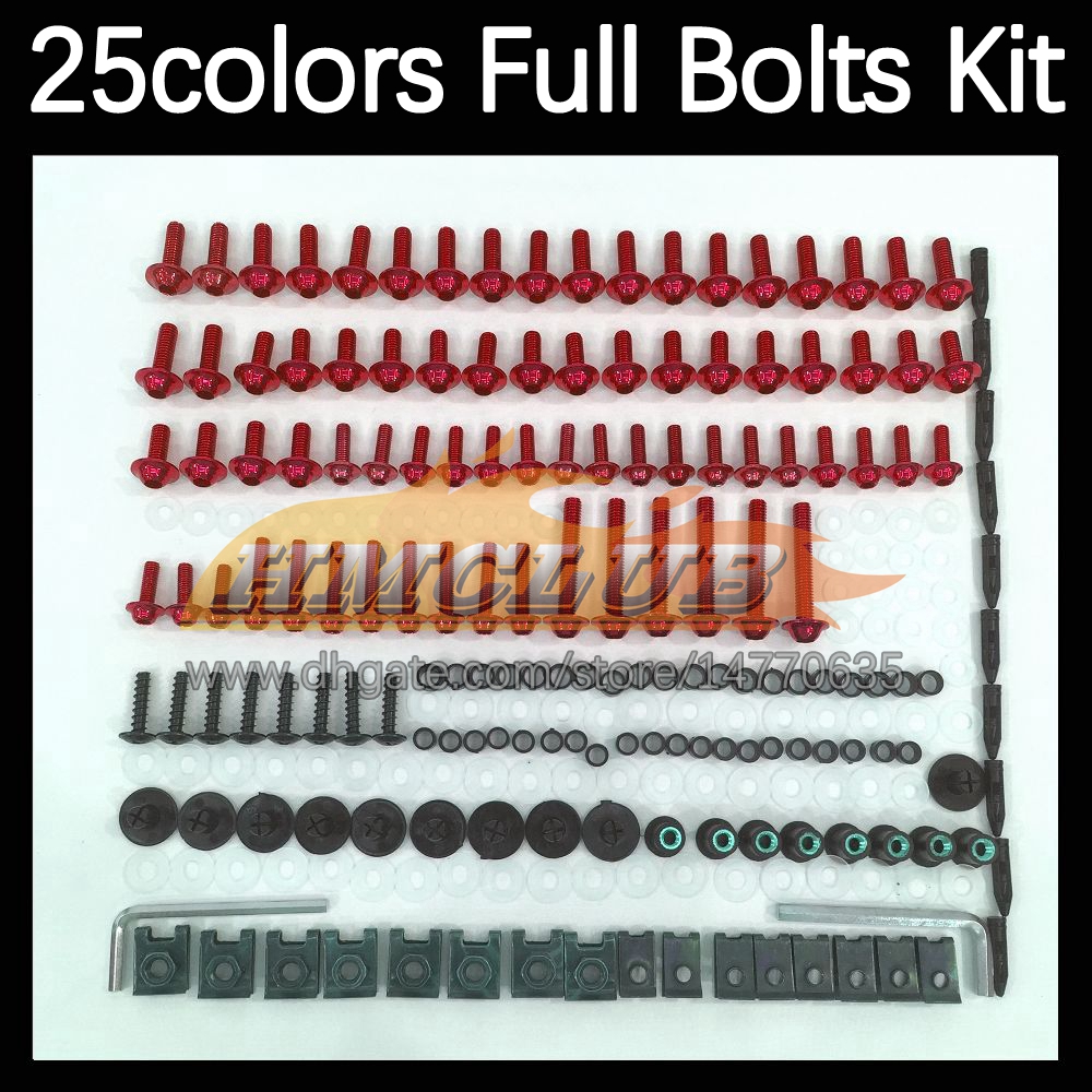 

268PCS Complete MOTO Body Full Screws Kit For HONDA VFR400RR NC30 VFR400 RR 89 90 91 92 93 1989 1990 1991 92 1993 Motorcycle Fairing Bolts Windscreen Bolt Screw Nuts Nut, No.10