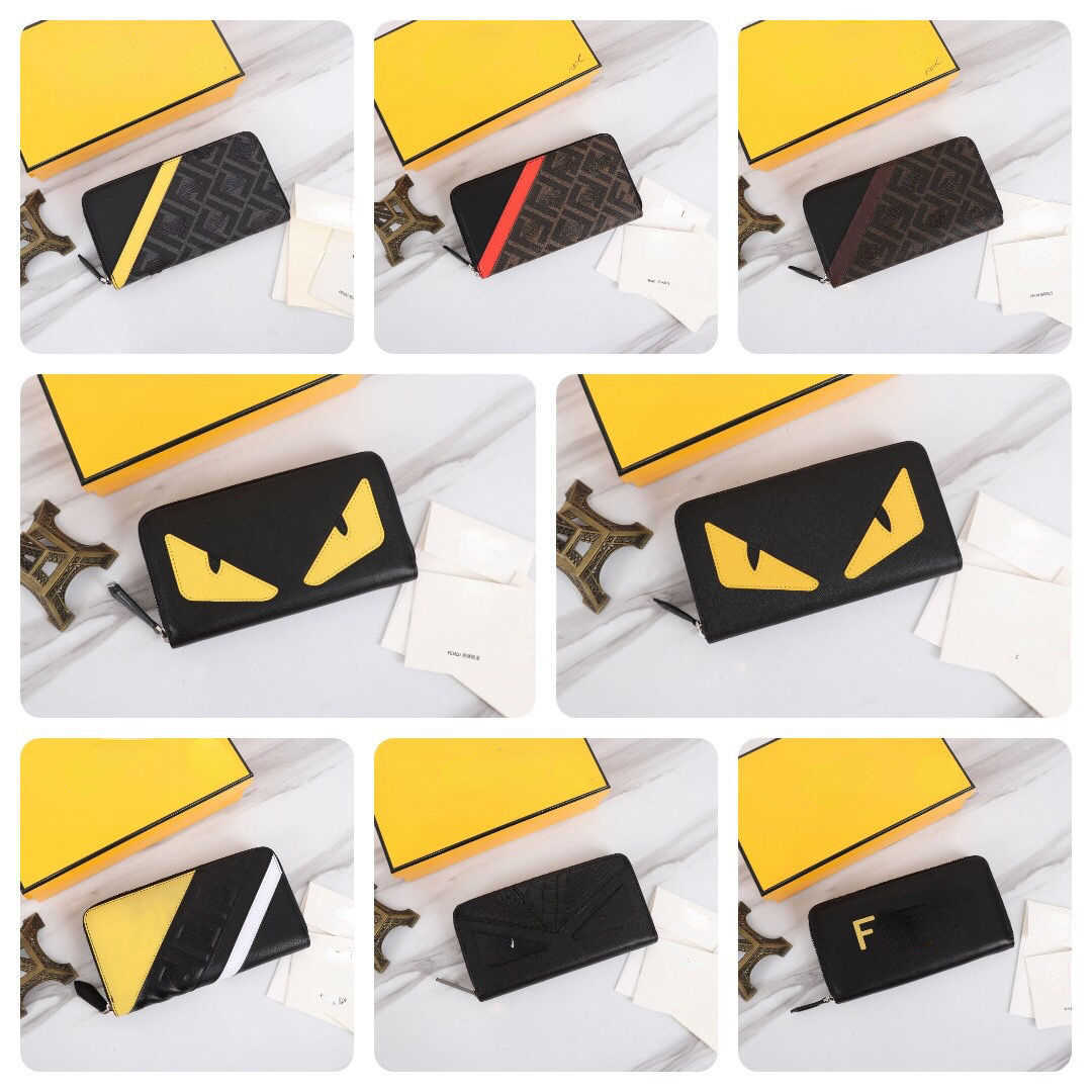 

Luxury Designer Change Purse Card pack Handbag Zipper Wallet Leather Multi Clip Small Monster Fashion Handbag Long for Men and Women Factory Direct Sale, Gift box packing
