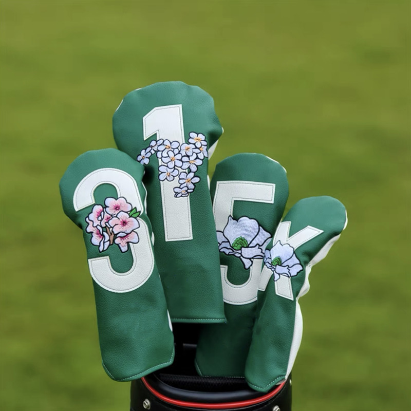 

Other Golf Products Masters souvenir Club 1 3 5 Wood Head covers Driver Fairway Woods Cover PU Leather Covers 230210