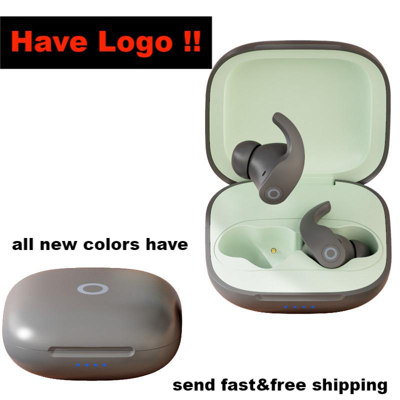 

Fit Pro brand Bluetooth Earphones HiFi Wireless Headsets High configuration Stereo Gaming Sport Headphone compatible kim New colors Supply earbuds designer case, Grey