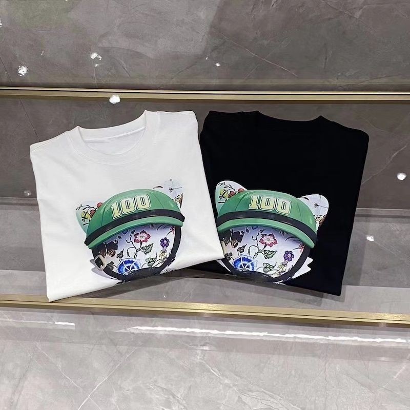 

Mens Designer Women' Tops T Shirt Summer Streetwear Short Sleeve Men Women High Quality Hip Hop Tee -XXXL, Empty bag(not sell separately)