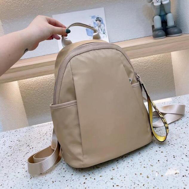 

Nylon Backpack Shoulder Bags Designer High Quality Classic Handbags Back Pack Triangle Sign Metal Zipper Black Large Capacity Multi Pockets Schoolbag