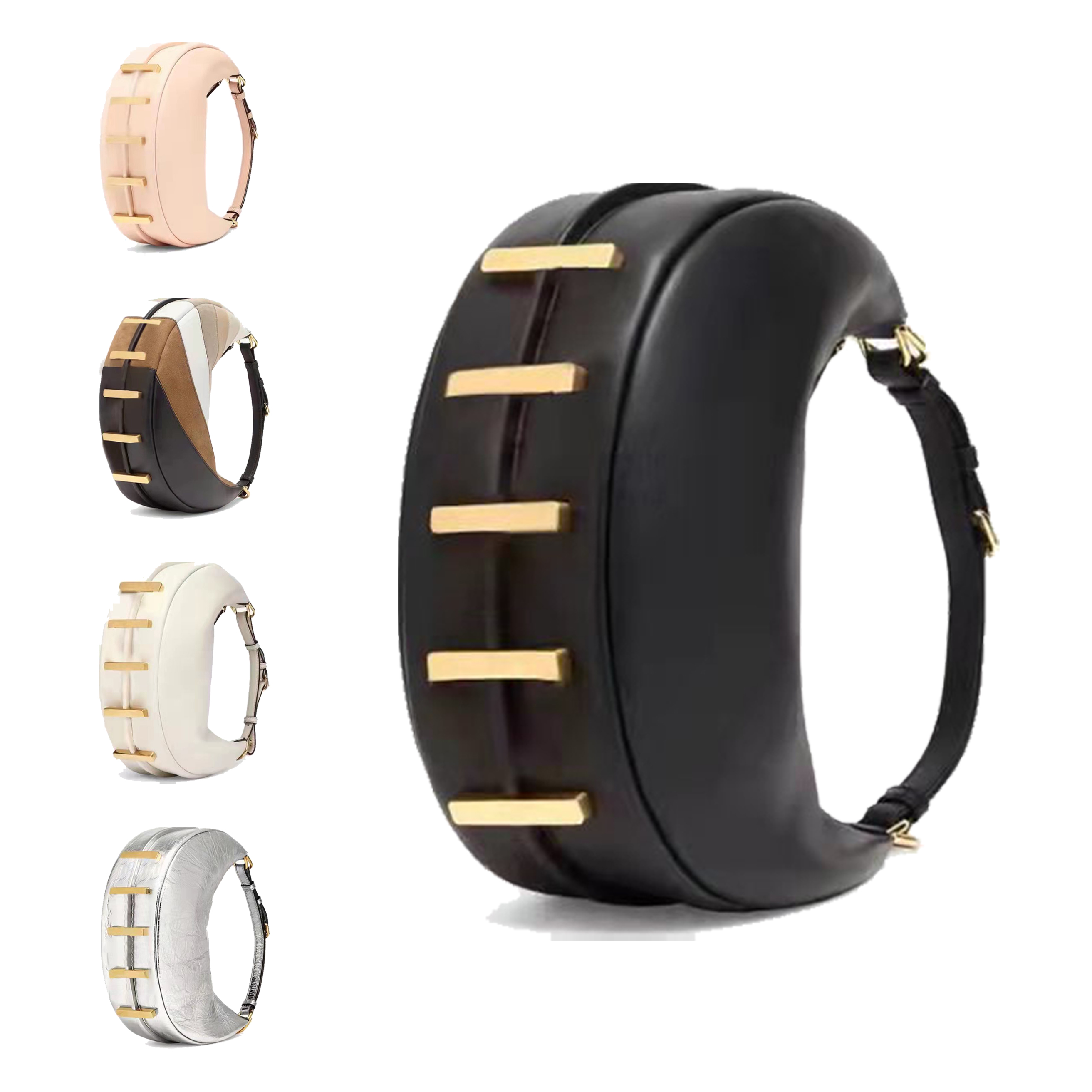 

high quality Luxury Designer clutch bags Shoulder Bags tote cross Body fashion women's bag travel Handbag classic Genuine Leather Handbags underarm pochette bags, Black