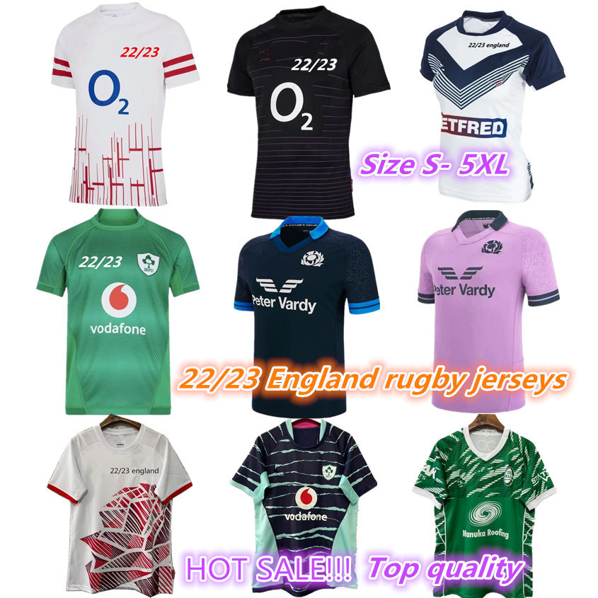 

2022 2023 Ireland Scotland rugby Jerseys 22 23 ENGLAND national team Home court Away retro League rugby shirt jersey POLO S-5XL