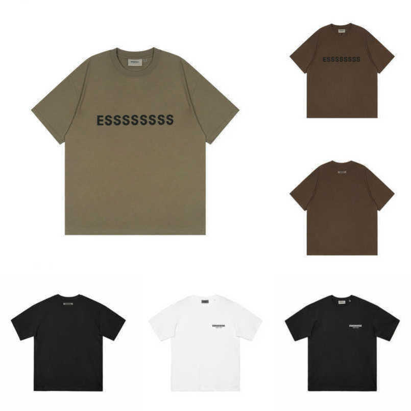 

Luxury Fashion Men' t Shirt Brand Letter Tops Tees T-shirt Casual Loose Short Sleeve Women' Men Tshirts Oversized Cotton Comfortable Sports T-shirts Hrhg