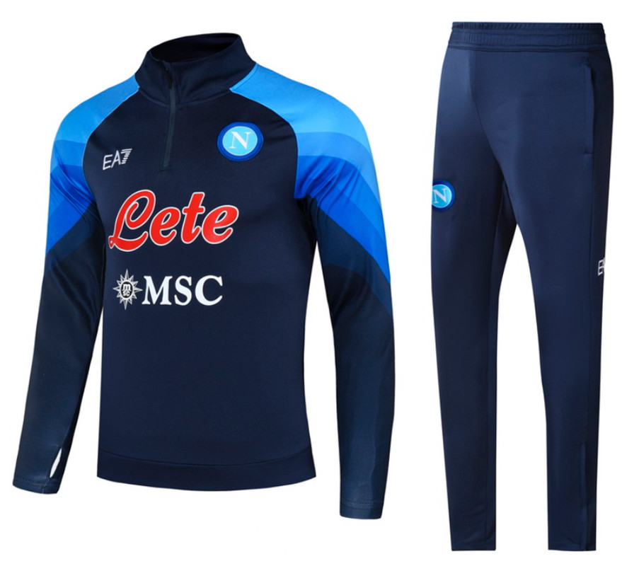 

22 23 Napoli TrackSuit soccer jersey football kit 2022 2023 SSC Naples AE7 D10S Hommes training suit wear Formation tuta Chandal Squitude Jogging set