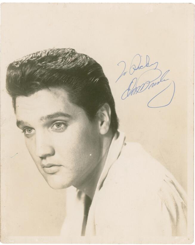 

ELVIS Autographed Signed signatured signaturer auto Autograph Photo Card Collectable memorabilia