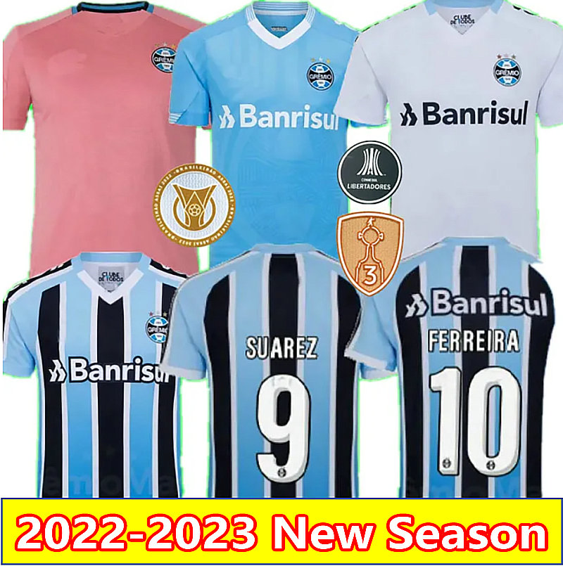 

22 23 Gremio Paulista Soccer Jerseys 2022 2023 home away 3rd Suarez Gilchmei Johnath MILLER LUAN Marlone indoor Football shirt men kids set uniforms Camisetas de foot, 22-23 home +patch