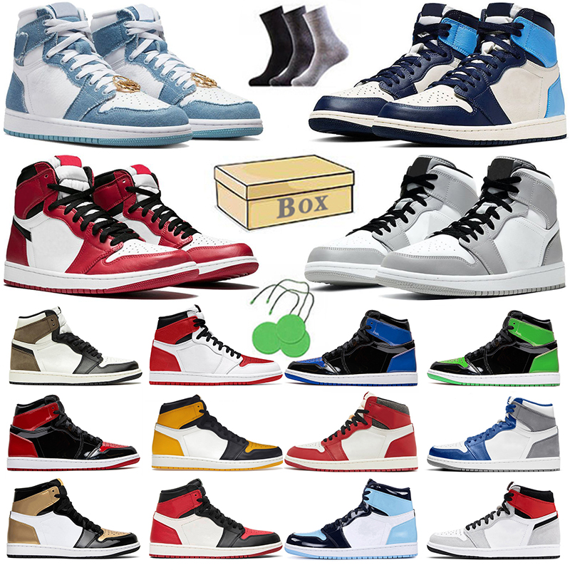 

1 basketball shoes for men women 1s retro high og denim jumpman starfish Low Chicago Reverse Mocha Scotts Digital Pink Bred Patent Travis 1 Black Phantom Sneakers, 37