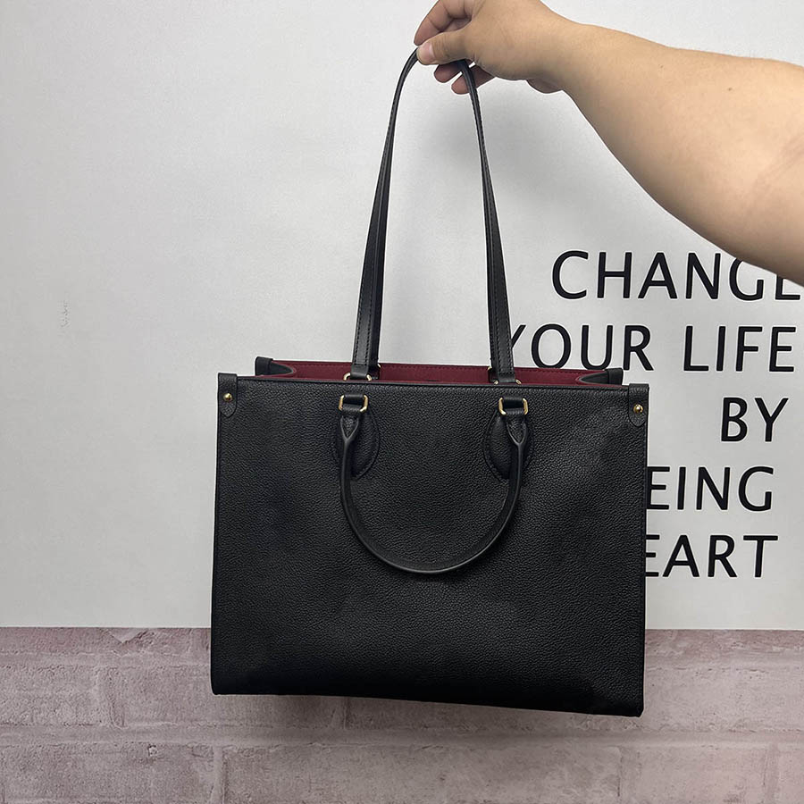 

Totes Delicate knockoff Designer Hand Bag ONTHEGO MM 35CM Fashion Shopping Bag M45495 With Box YL005, M21575