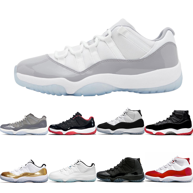 

Jumpman Retro 11 11s Cement Grey Basketball Shoes Men Women Cherry Low Bred Cap and Gown Pure Midnight Navy Gamma Blue Mens Trainers Sport Sneakers, Bred low-22
