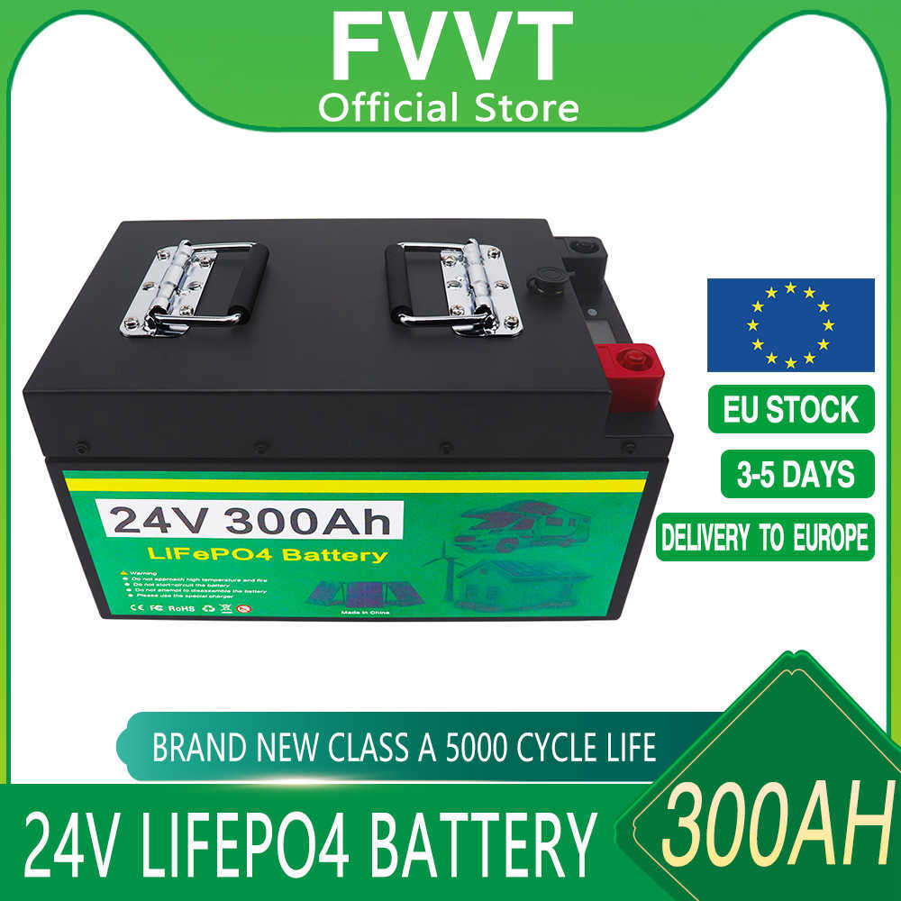 

12V 24V LiFePO4 Battery 400Ah 300Ah 200Ah Built-in BMS Lithium Iron Phosphate Cells For Solar Energy Storage Inverter Boat Motor