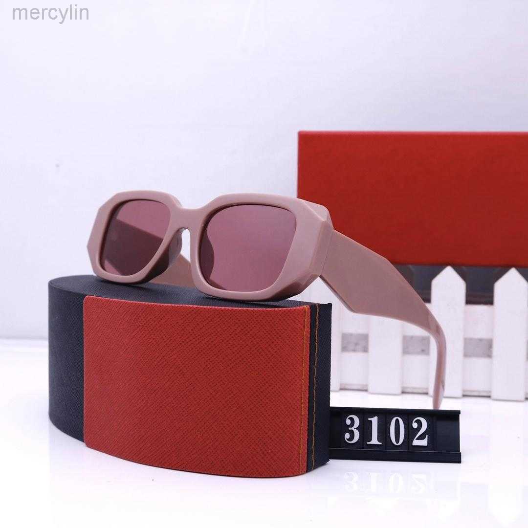 

Designer Prad Man Sunglasses for Women Designer Sunglasses Mens Eyewear with Box Retro Driving Glasses 90s Vintage Fashion Narrow Square Frame Uv400