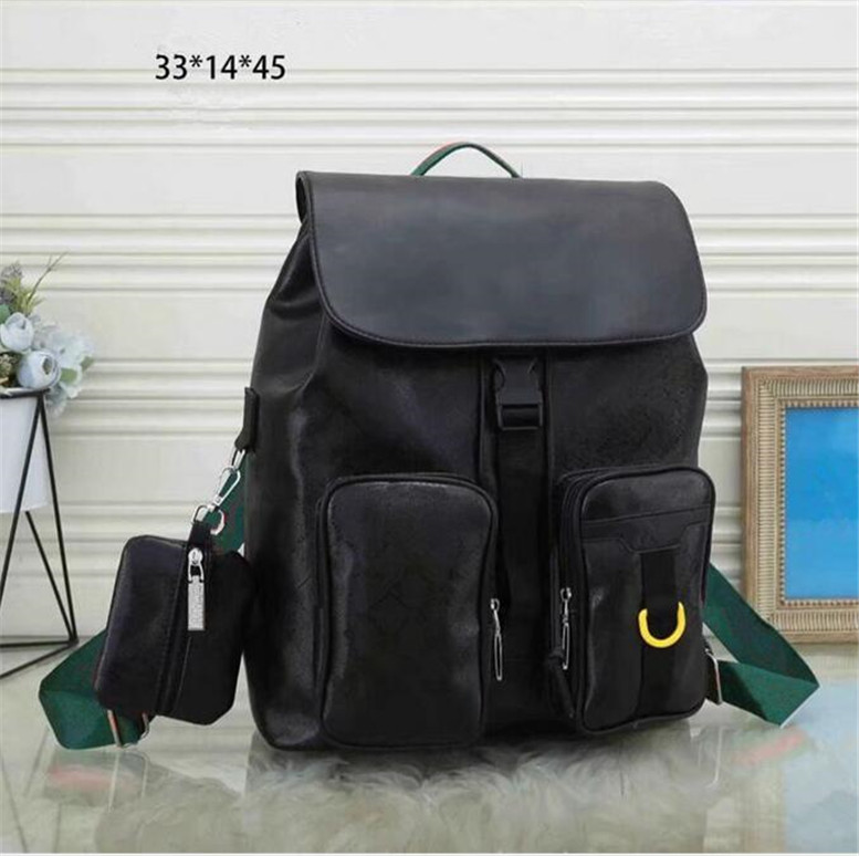 

Luxurious Designer Black embossing Backpacks Handbags Men Women PU Leather Backpack School Bag Fashion Knapsack Back pack Presbyopic Rucksack Shoulder Bags, Customize