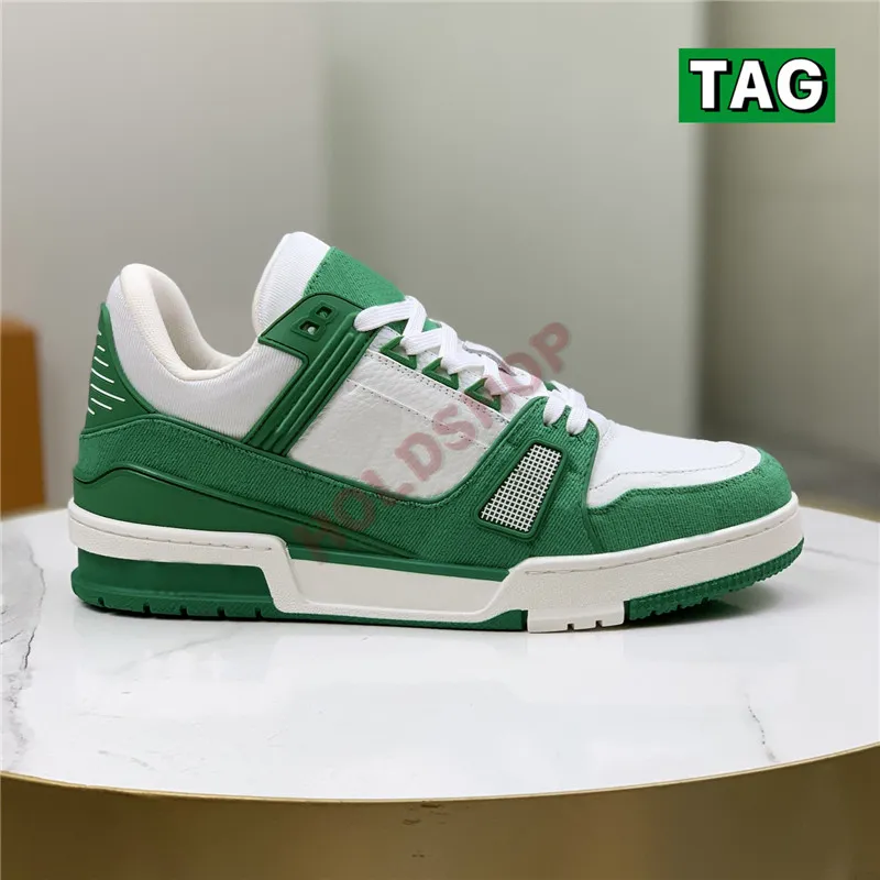 

designer Lvity casual Luxury shoes Embossed Trainer Sneaker triple white pink sky blue black green yel WRDN, 10 white grey