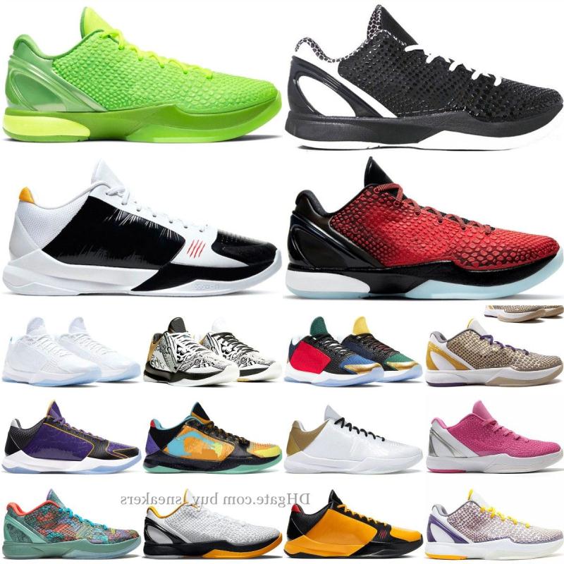 

Dress shoes Mamba Zoom 6 Protro Men Basketball Shoes Grinch All-Star Del Sol Mambacita Alternate Bruce Lee 5 Rings Lakers Mens Trainers Xemr, Box