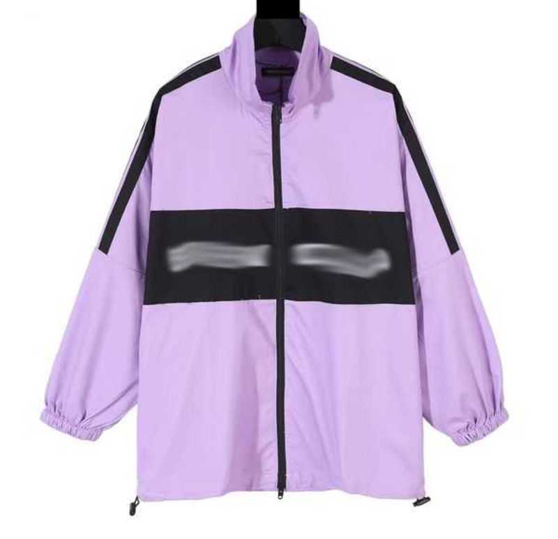 

Men's Jackets Mens jackets Outerwear jacket Letter print Windbreaker Coat Embroidery pairs fashion couple coats 2 color WHZ7, Purple