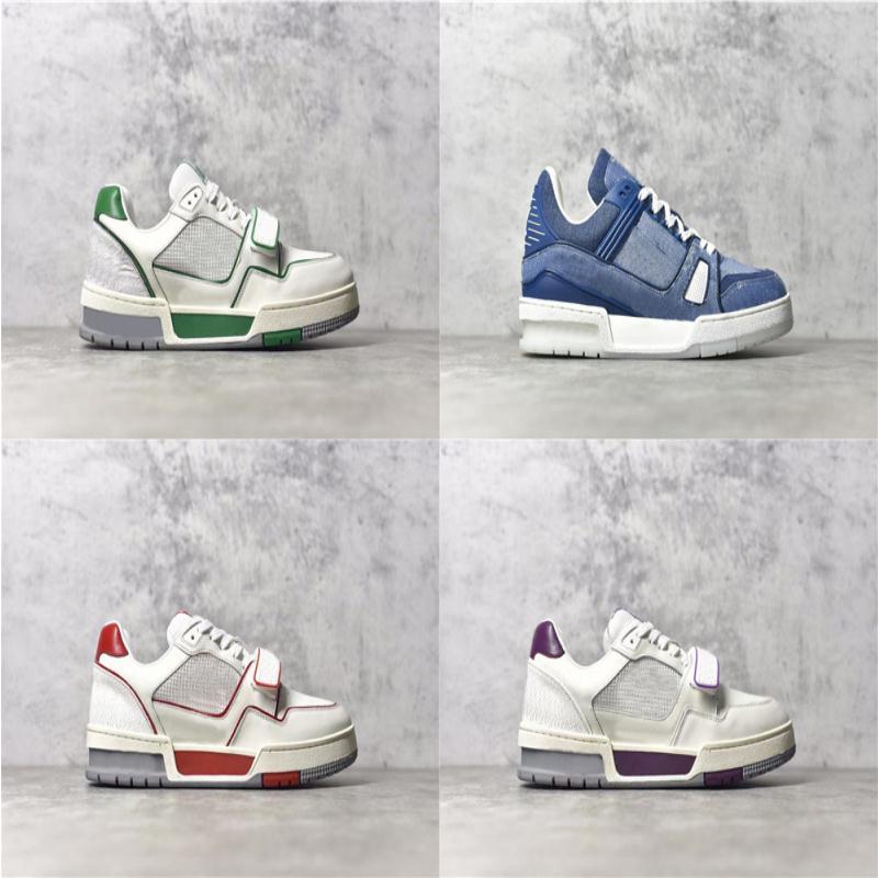 

Box High-Top With Box 408 Fashion 508 2021 Release With Woman Leather Shoes Trainer Climbing Shoes Sports Low Louiseity LVs Viutonity cEEQ, With original box