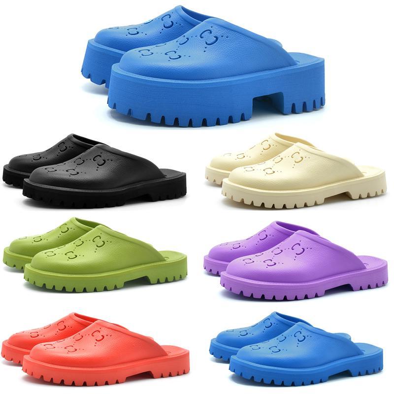 

Slipper Designer Sandals High Heels Foam Diatom Mud Baotou Thick Bottom Flat Bottom Fashionable Slippers Men Womens Beach Shoes Dorfq, 11