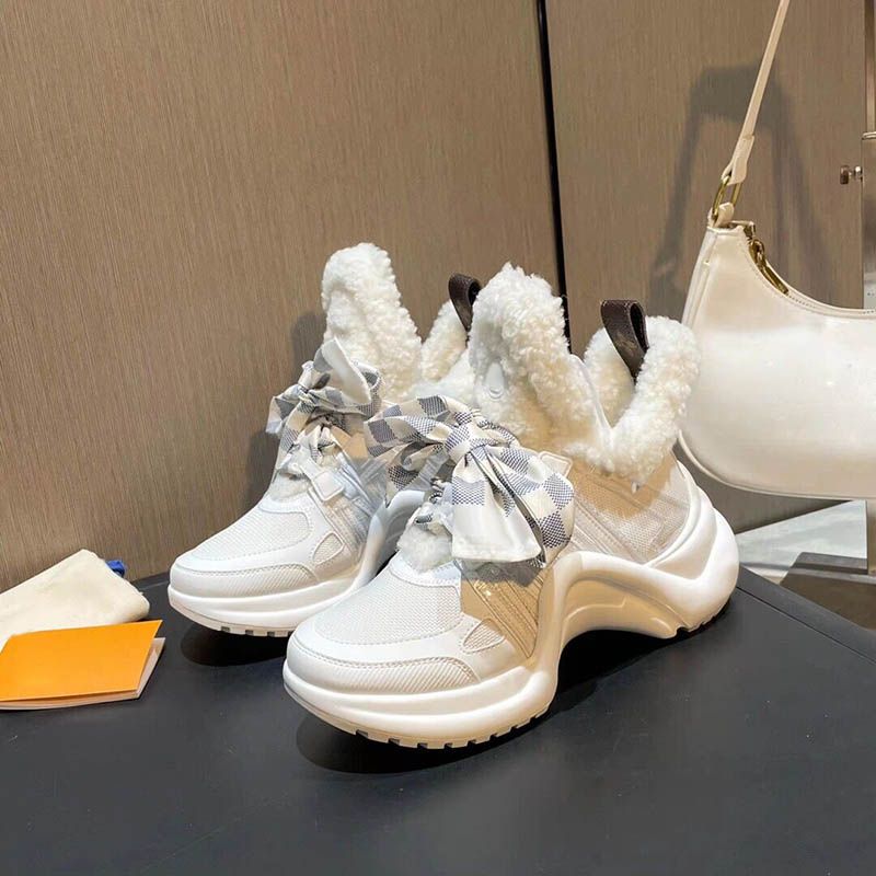 

Lvity Luxury Casual Shoes Boots Archlight Cotton Sneakers Arch Soled Fashion Man Women Sneaker Lace-up Trai XSVC, Color 6