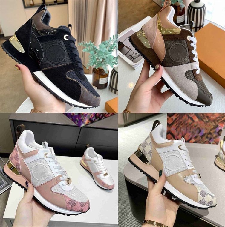 

2023ss Lvity Designer Sneakers RUN AWAY Casual Shoes Luxury Leather Trainers Women Men Shoe Genuine Fashion nNCe, 152
