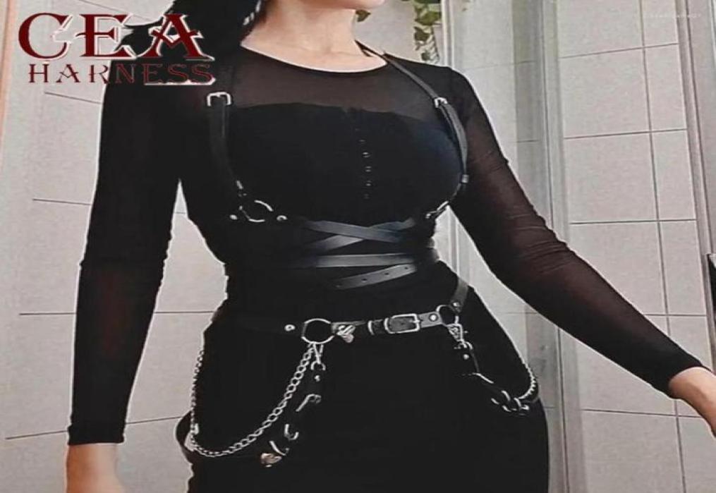 

Garters Woman Harness Fashion Bondage Cage Sexy Underwear Suspenders Punk Leather Women Lingerie Straps Sword Belt1498411, Lb-007 lp-014