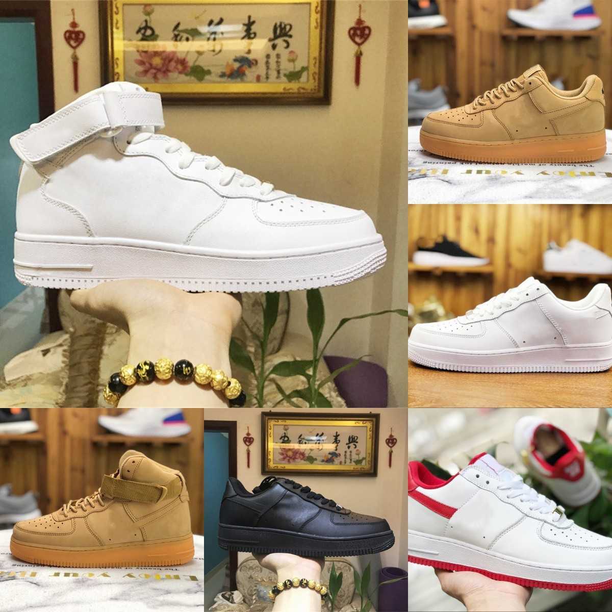 

Designer 2023 New FoRcEs Outdoor Men Low Skateboard Shoes Discount One Unisex Classic 1 07 Knit Euro Airs High Women All White Black Wheat Running Sports Sneakers S8, Please contact us