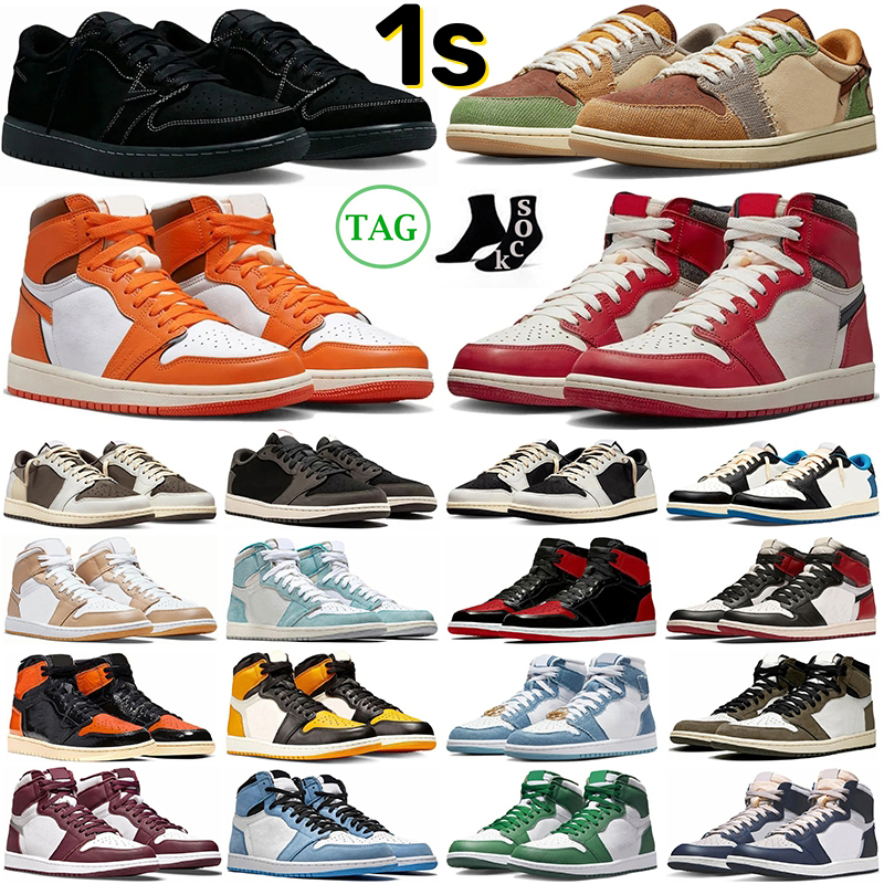 

Black Phantom 1 Basketball Shoes Jumpman 1s lows Lost And Found Reverse Mocha Starfish Gorge Green Voodoo Bred Patent Men Women Outdoor Sports Trainers Sneakers T4