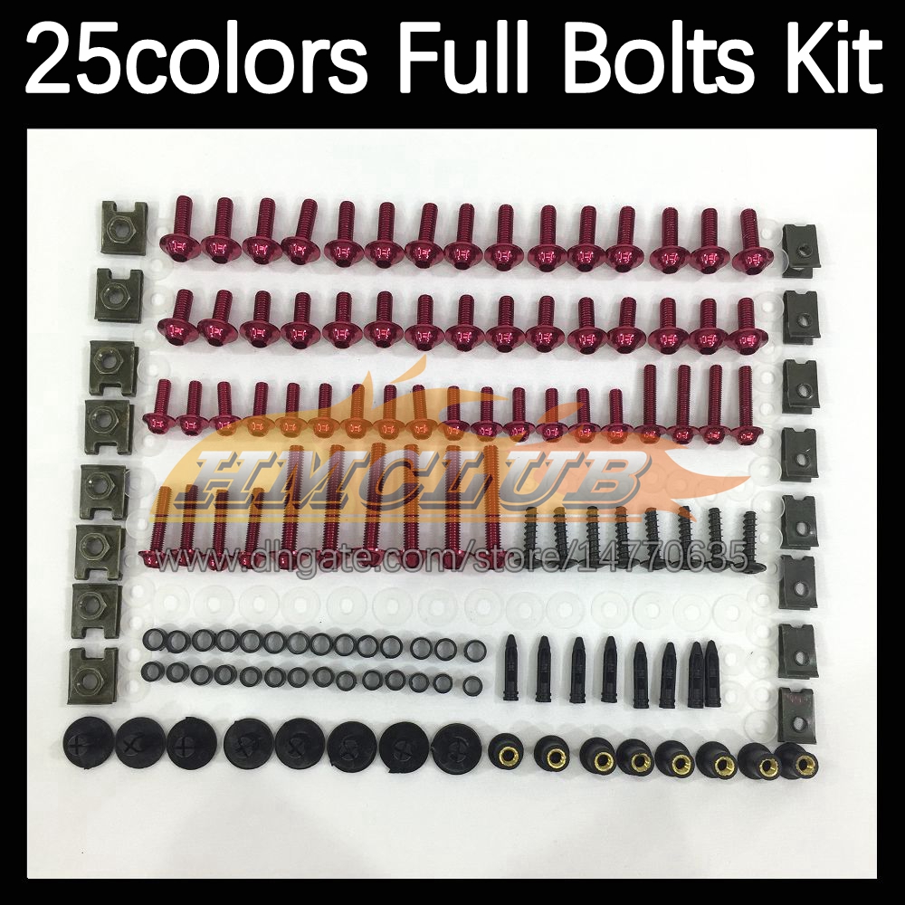 

268PCS Complete MOTO Body Full Screws Kit For HONDA CBR893RR CBR900 CBR893 RR 89 90 91 92 93 1989 1990 1991 1993 Motorcycle Fairing Bolts Windscreen Bolt Screw Nuts Nut, No.10