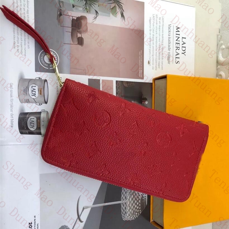 

Fashion Designer Bags womens wallet clutch louiseity Black Diamond pattern Leather single zipper zippy wallets lady ladies long purse with box M60017, Extra fee (are not sold separat)