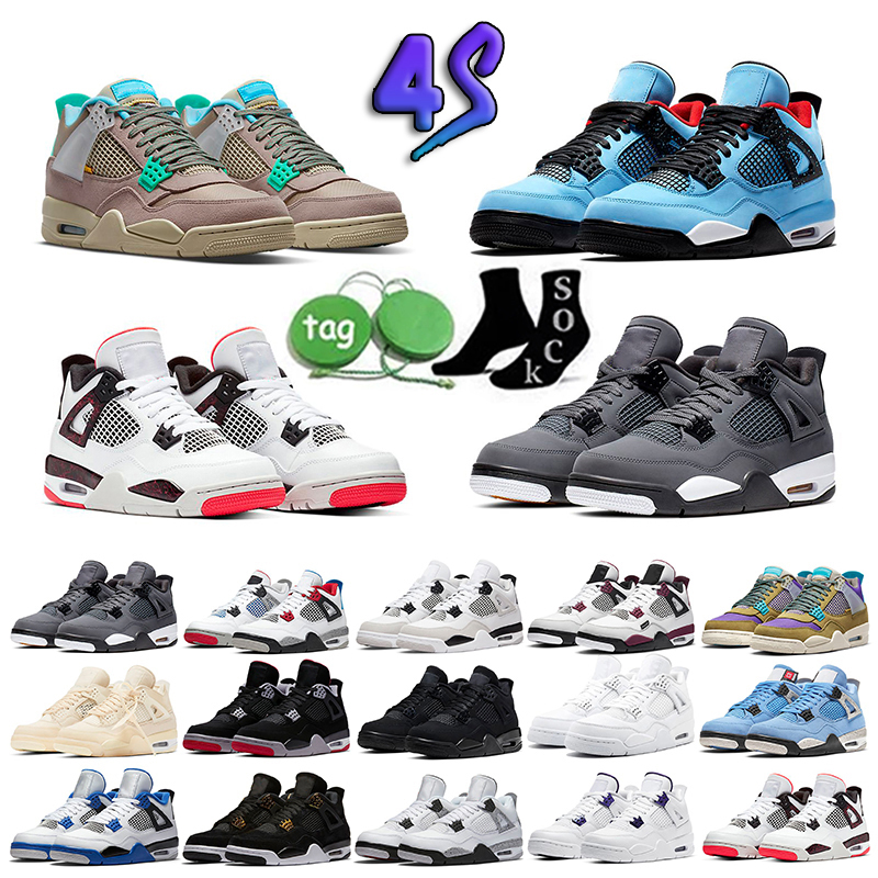 

Basketball Shoes Orange Sneakers White Oreo Black Cat University Blue Sail Metallic Purple Bred Jumpman 4S, 25